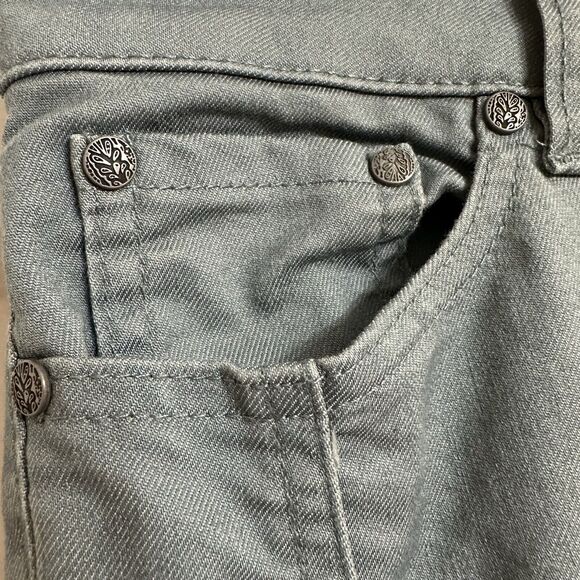 Prana Cropped Pants, Carlotta, Starling Green, Organic Cotton Blend, Size 4/27 - Picture 7 of 16